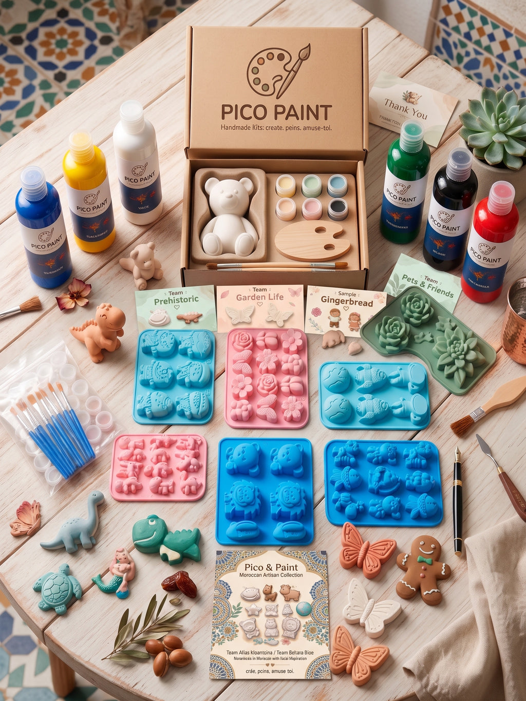 Kit Garden Life – 6 Figurines de Papillons à peindre