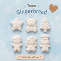 Kit Gingerbread – 6 Figurines de Noël à peindre